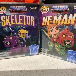 Funko Pop and Tshirt Skeletor and He Man